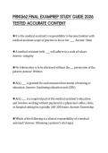 PRN1562 FINAL EXAMPREP STUDY GUIDE 2026 TESTED ACCURATE CONTEN