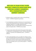 NSG 6020 3P EXAM STUDY GUIDE  2026&sol;2027 COMPLETE QUESTIONS WITH  VERIFIED CORRECT ANSWERS &vert;&vert;  100&percnt; GUARANTEED PASS  <NEWEST VERSION> 