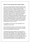 NRSG 257 Exam 2 Questions With Complete Solutions