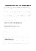 QKA 2 EXAM COURSE 4 EXAM QUESTIONS AND ANSWERS