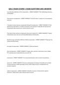 QKA 2 EXAM COURSE 4 EXAM QUESTIONS AND ANSWERS  ADP test - CORRECT ANSWERactual deferral percentage is the exclusive means of showing that  deferrals to the 401k arrangements satisfy the nondiscrimination requirements of the IRC 401a4 