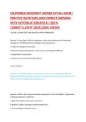 CALIFORNIA EMERGENCY MEDICAL TECHNICIAN LICENSE EXAM&vert;QUESTIONS AND ANSWERS WITH  RATIONALE&vert;GRADED A&plus;&vert;100&percnt; PASS  ASSURANCE&vert;20252026 UPDATECALIFORNIA EMERGENCY MEDICAL TECHNICIAN LICENSE EXAM&vert;QUESTIONS AND ANSWERS WITH  RATIONALE&vert;GRADED A&plus;&vert;100&percnt; PASS