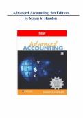 Test bank for Advanced Accounting 5th Edition with test questions and answers graded A&plus;