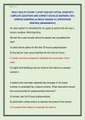 ADULT HEALTH II EXAM 1 LATEST 2026-2027 ACTUAL EXAM WITH  COMPLETE QUESTIONS AND CORRECT DETAILED ANSWERS &lpar;100&percnt;  VERIFIED ANSWERS&rpar; &vert;ALREADY GRADED A&plus;&vert; &vert;&vert;PROFESSOR  VERIFIED&vert;&vert; &vert;&vert;BRANDNEW&excl;&excl;&excl;&vert;&vert;
