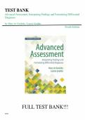 Test bank for Interpreting Findings and Formulating Differential Diagnoses  with test questions and answers graded A&plus;