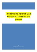 Florida Claims Adjuster package deal