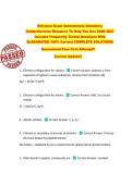 Entrance Exam Semmelweis Chemistry  Comprehensive Resource To Help You Ace 2026-2027  Includes Frequently Tested Questions With  ELABORATED 100&percnt; Correct COMPLETE SOLUTIONS  Guaranteed Pass First Attempt&excl;&excl;  Current Update&excl;&excl; 