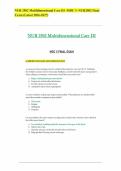 NUR 2502 Multidimensional Care III -MDC 3 -NUR2502 Final Exam &lpar;Latest 2026-2027&rpar; 