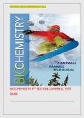BIOCHEMISTRY 9TH EDITION CAMPBELL TEST BANK