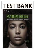 Test Bank for Psychopathology&colon; An Integrative Approach to Mental Disorders&comma; 9th Edition &lpar;Barlow&comma; Durand & Hofmann&rpar; &vert; All Chapters &lpar;1&ndash;16&rpar;