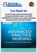 Test Bank for  Advanced Practice Nursing&colon; Essentials for Role  Development 4th Edition Lucille A&period; Joel &vert;&vert; ISBN&colon;  9780803660441 &vert;&vert; All Chapters 1-30 Complete with Detailed  Rationales &vert;&vert; NEWLY UPDATED VERSION 2026 - 2027&period; 