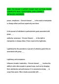 MBA 704 EXAM 5 LATEST EXAM 2025 ACTUAL EXAM COMPLETE REAL QUESTIONS AND CORRECT DETAILED ANSWERS