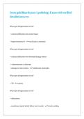 Irene gold Boards part 1 pathology Exam with verified detailed answers