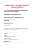 GMS 6121 EXAM 4 - URT QUESTIONS WITH ACCURATE ANSWERS 