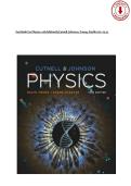 Test Bank &ndash; Physics&comma; 12th Edition by Cutnell & Johnson &vert; Complete Test Bank for All Chapters&comma; Mechanics&comma; Electricity&comma; Magnetism&comma; Waves&comma; Thermodynamics & Modern Physics &lpar;PDF&rpar;