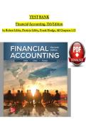 TEST BANK Financial Accounting&comma; 11th Edition by Robert Libby&comma; Patricia Libby&comma; Frank Hodge&comma; All Chapters 1-13