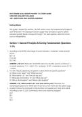 NIH STROKE SCALE GROUP PATIENT 1-6 STUDY GUIDE UPDATED 2026&sol;2027 SYLLABUS 100&plus; QUESTIONS AND VERIFIED ANSWERS