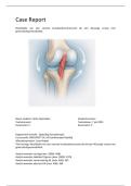 Case Report Fysiotherapie &ndash; VKB-reconstructie & Gewrichtshypermobiliteit &vert; Hogeschool Utrecht &vert; Cijfer 8