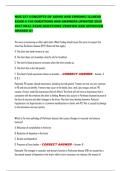 NUR 257 CONCEPTS OF AGING AND CHRONIC ILLNESS EXAM 4 130 QUESTIONS AND ANSWERS UPDATED 2026 2027 REAL EXAM QUESTIONS VERIFIED AND APPROVED GRADED A&plus;