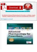 Test Bank for Advanced Pharmacology for Prescribers&comma; 1st Edition &ndash; Luu & Kayingo &vert; Complete Questions&comma; Answers & Rationales &lpar;2026&ndash;2027&rpar; Nursing & NP Exam Prep