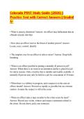 Colorado POST Study Guide &lpar;2026&rpar; &vert; Practice Test with Correct Answers &vert; Graded A&plus;