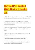 DaVita RN &vert; Verified Q&A Review &vert; Graded A&plus;