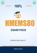 HMEMS80 Exam Pack 2026  - Distinction Guaranteed