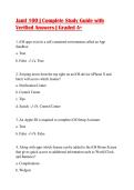 Jamf 100 &vert; Complete Study Guide with Verified Answers &vert; Graded A&plus;