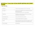 MGT 420 Exam 1 Study Guide ACTUAL UPDATED QUESTIONS AND CORRECT  ANSWERS