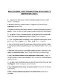 PSCI 2305 FINAL TEST 2026 QUESTIONS WITH CORRECT ANSWERS GRADED A&plus;