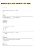 MGt 420 Exam 4 ACTUAL UPDATED QUESTIONS AND CORRECT ANSWERS 