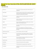 MGT 420 Final Exam Study Guide ACTUAL UPDATED QUESTIONS AND CORRECT  ANSWERS 