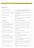 MGT 420 Final Exam ACTUAL UPDATED QUESTIONS AND CORRECT ANSWERS 