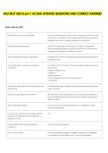 ASU MGT 420 Exam 1 ACTUAL UPDATED QUESTIONS AND CORRECT ANSWERS 