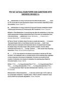 PSY 627 ACTUAL EXAM PAPER 2026 QUESTIONS WITH ANSWERS GRADED A&plus;