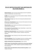 PSY 627 CERTIFICATION SCRIPT 2026 QUESTIONS WITH SOLUTIONS GRADED A&plus;