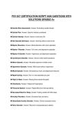 PSY 657 CERTIFICATION SCRIPT 2026 QUESTIONS WITH SOLUTIONS GRADED A&plus;