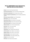 PSY 657 COMPREHENSIVE STUDY GUIDE 2026 FULL QUESTIONS AND SOLUTIONS GRADED A&plus;