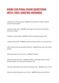 KINES 350 FINAL EXAM QUESTIONS WITH 100&percnt; VERIFIED ANSWERS
