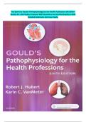 Full Test Bank For Gould's Pathophysiology for the Health Professions 6th Edition by Hubert All 28 Chapters Covered With Rationales And Case Study&period;