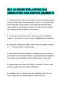 BUSI 710 BOARD EVALUATION 2026 GUARANTEED PASS ANSWERS GRADED A&plus;