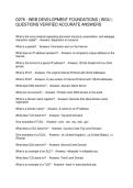 D276 - WEB DEVELOPMENT FOUNDATIONS WGU QUESTIONS VERIFIED ACCURATE ANSWERS