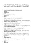 D276 PRACTICE QUIZ -5 CSS WGU QUESTIONS VERIFIED ACCURATE ANSWERS