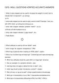 D276 WGU QUESTIONS VERIFIED ACCURATE ANSWERS