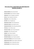 PSYC 290 ACTUAL EXAM PAPER 2026 QUESTIONS WITH ANSWERS GRADED A&plus;