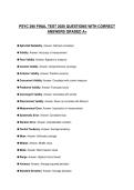 PSYC 290 FINAL TEST 2026 QUESTIONS WITH CORRECT ANSWERS GRADED A&plus;