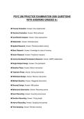 PSYC 290 PRACTICE EXAMINATION 2026 QUESTIONS WITH ANSWERS GRADED A&plus;