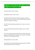 PCT EXAMINATION PAPER 2026 QUESTIONS WITH ANSWERS GRADED A&plus;