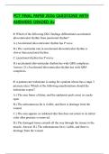 PCT FINAL PAPER 2026 QUESTIONS WITH ANSWERS GRADED A&plus;