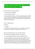 PCT CERTIFICATION TEST 2026 QUESTIONS WITH SOLUTIONS GRADED A&plus;